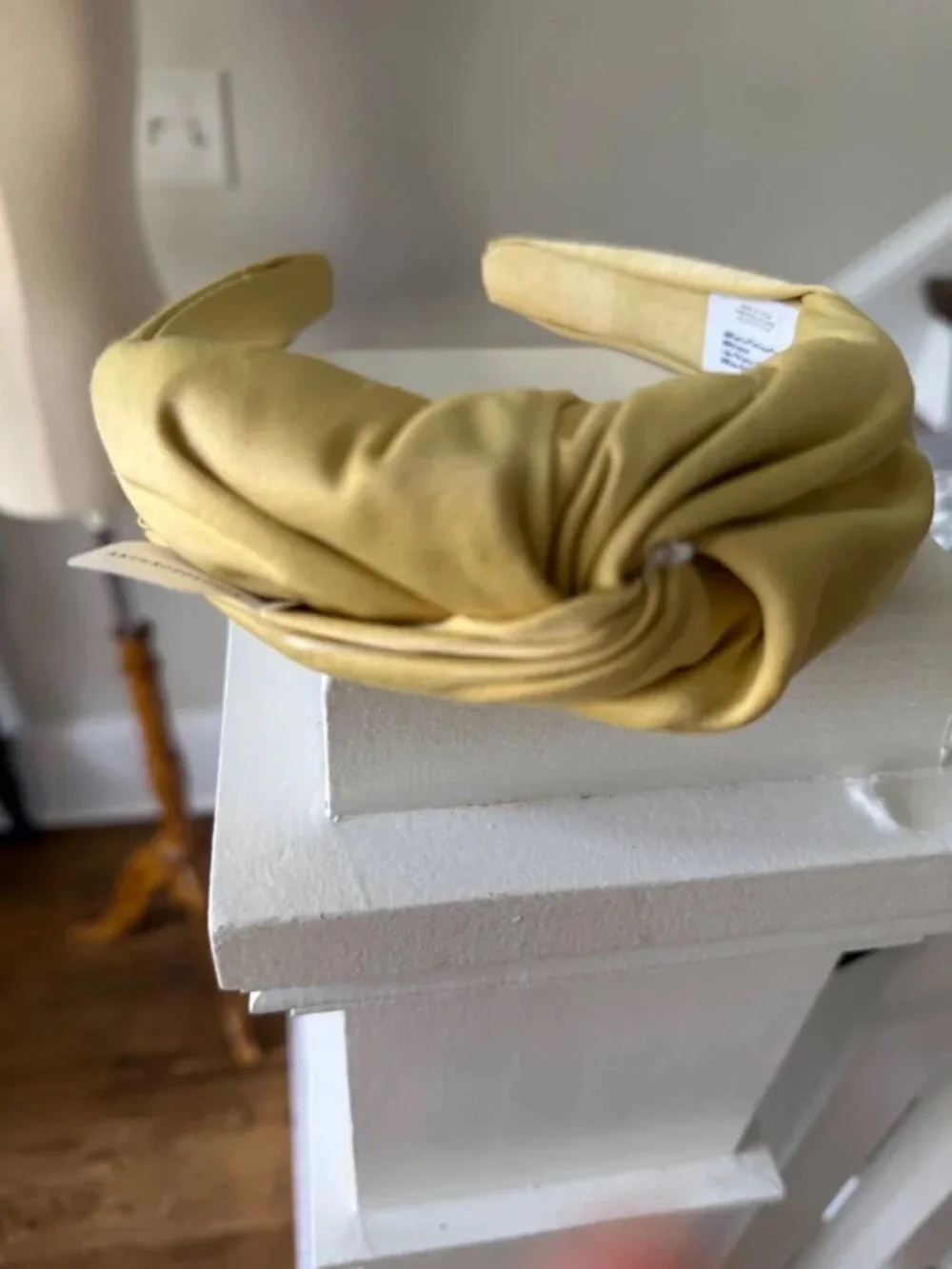NWT Anthropologie Gold   Yellow Crescent  Knotted  Headband